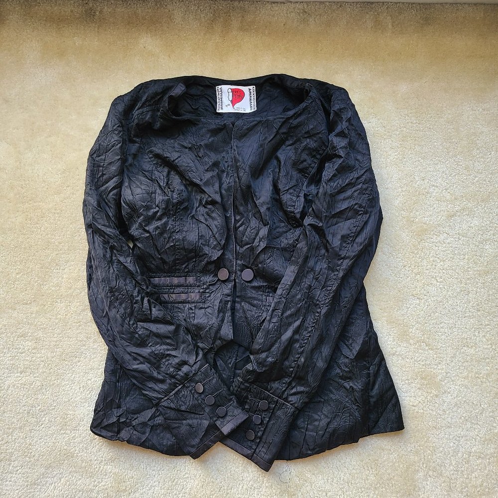 EUC Free People Tuxedo-Style Jacket Black Size 2